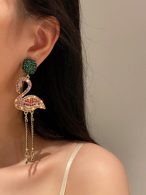 Boucles d'oreilles tendance, en forme d'animal