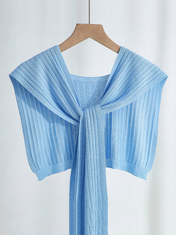 Écharpe décontractée en tricot