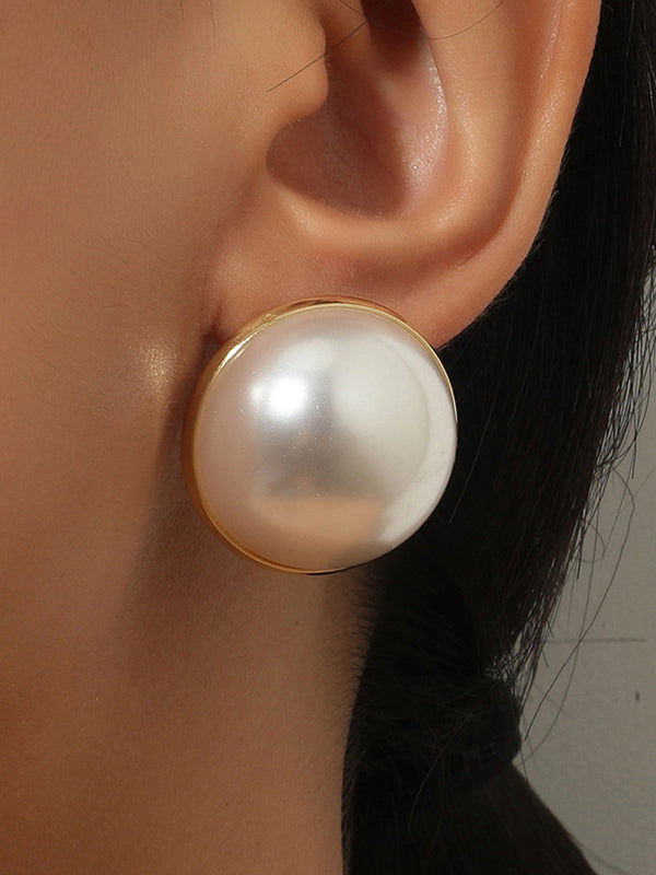 Boucles d'oreilles géométriques brillantes