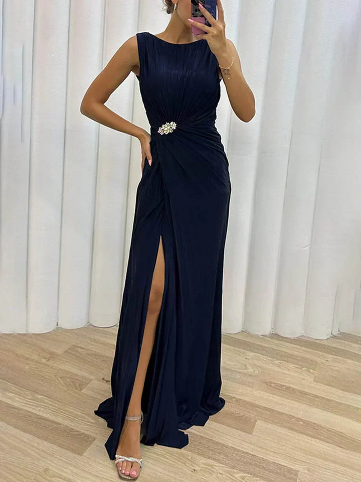 Olive | Robe de mariée maxi plissée