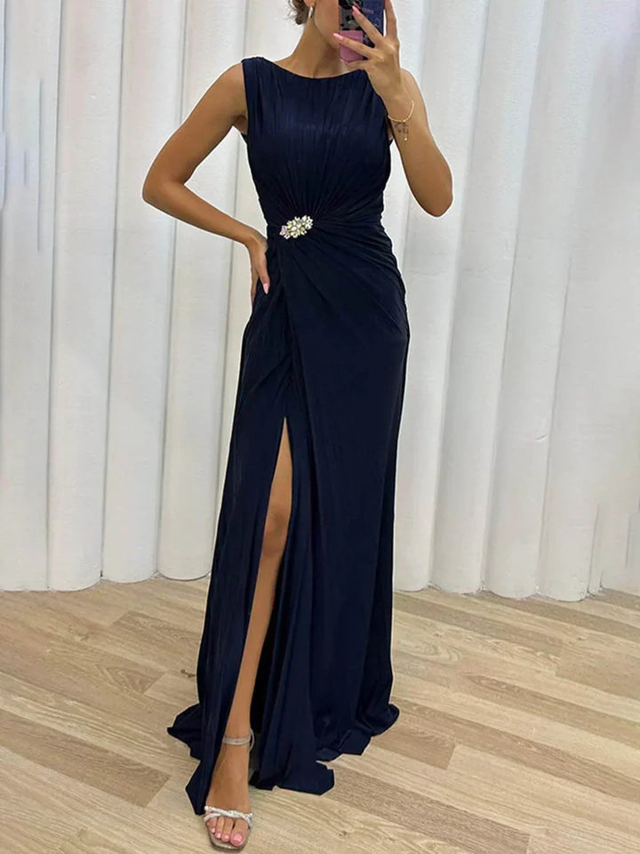 Kendra - Robe maxi élégante et intemporelle avec fentes
