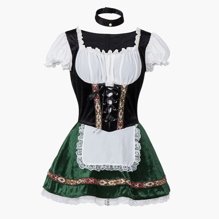 Robe Mini Dirndl élégante pour femmes - Oktoberfest 2025