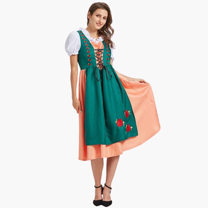 Dirndl traditionnel pour femmes - Oktoberfest 2025