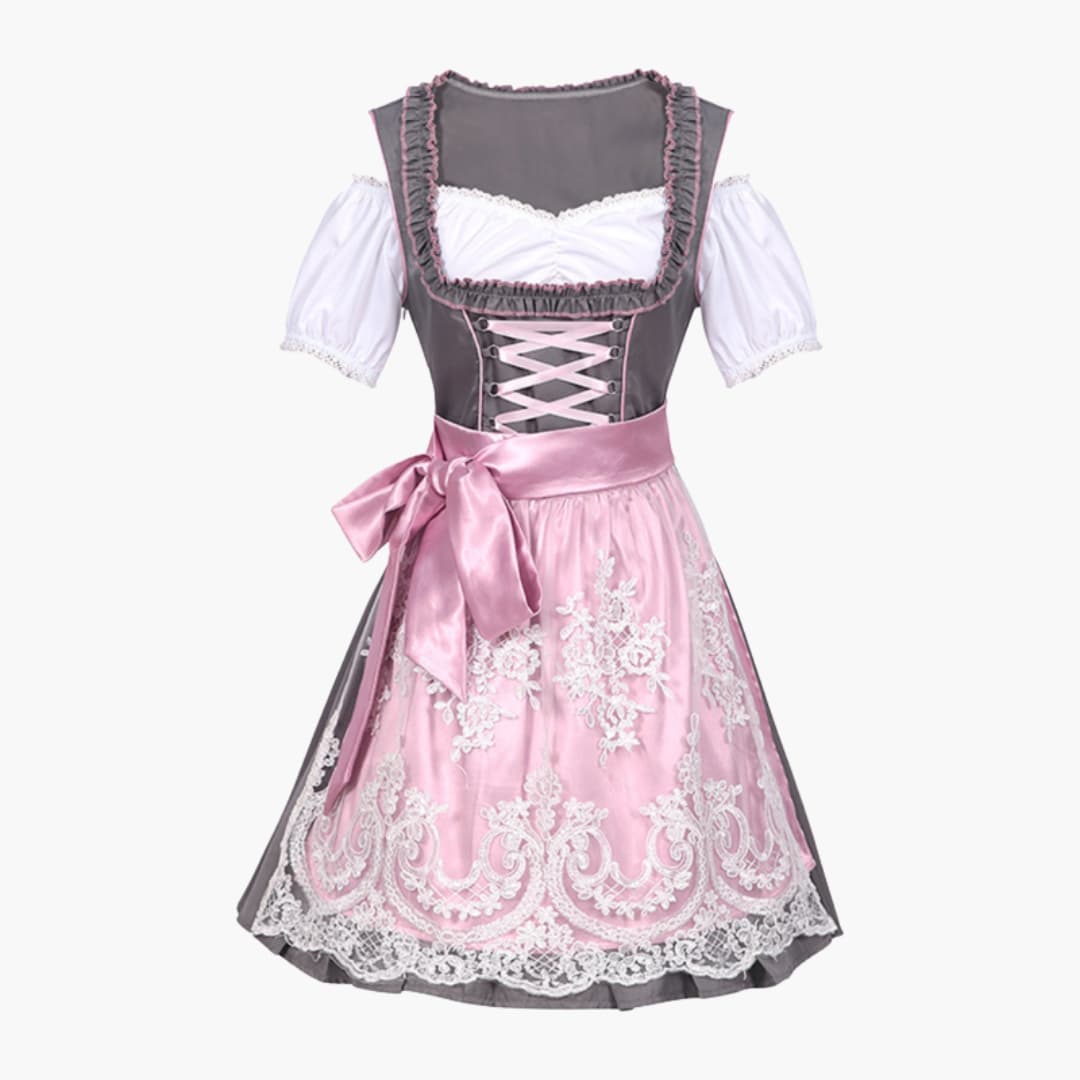 Robe Dirndl avec nœud pour femmes - Oktoberfest 2025
