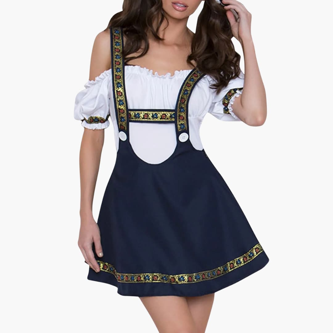 Dirndl court pour femmes - Oktoberfest 2025