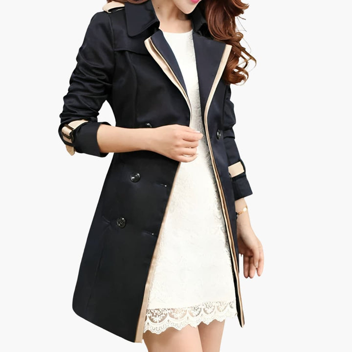 Trench-coat avec ceinture pour femmes