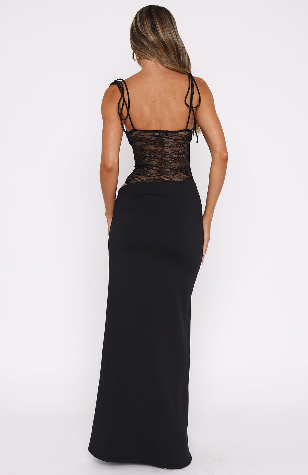 Robe maxi Arianne I avec dentelle