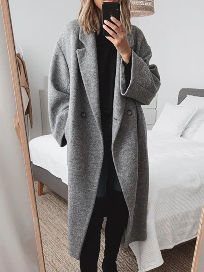 Manteau oversized élégant, polyvalent et confortable pour femmes