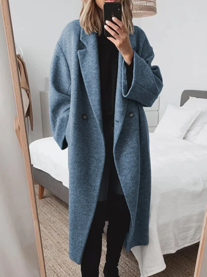 Manteau oversized élégant, polyvalent et confortable pour femmes