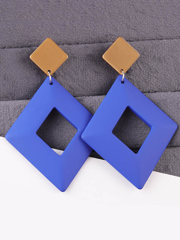 Boucles d'oreilles géométriques