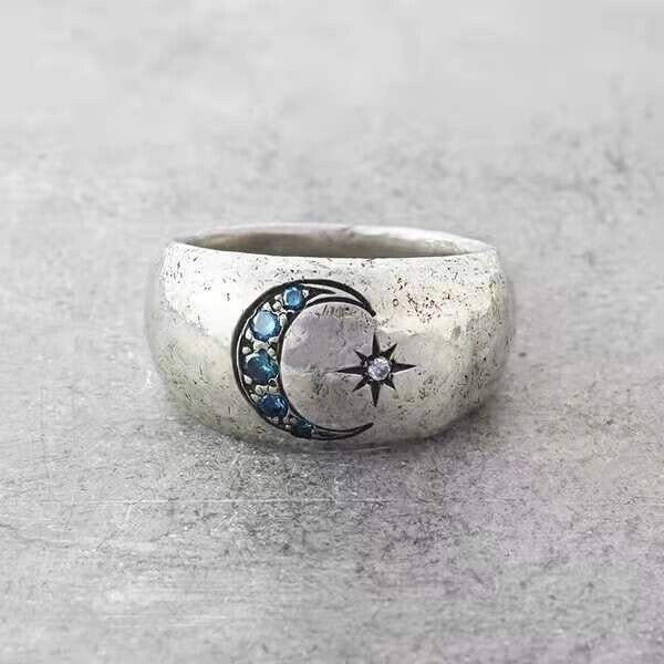 Bague Étoile-Lune