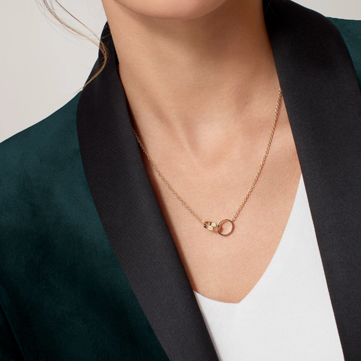 COLLIER EN BAGUE D'ÉTERNITÉ | OR