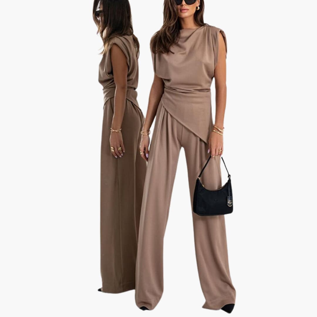 Ensemble femme - Costume élégant avec jambes larges