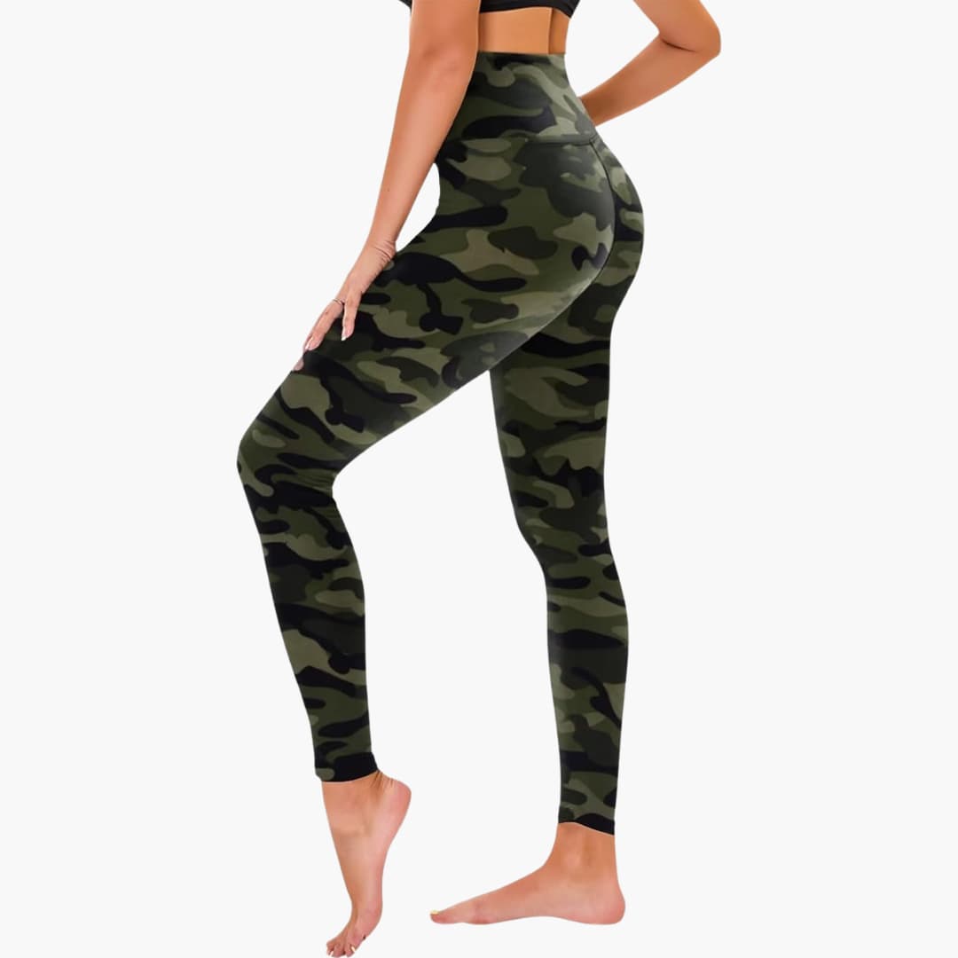 Leggings pour femmes avec motif léopard et taille haute