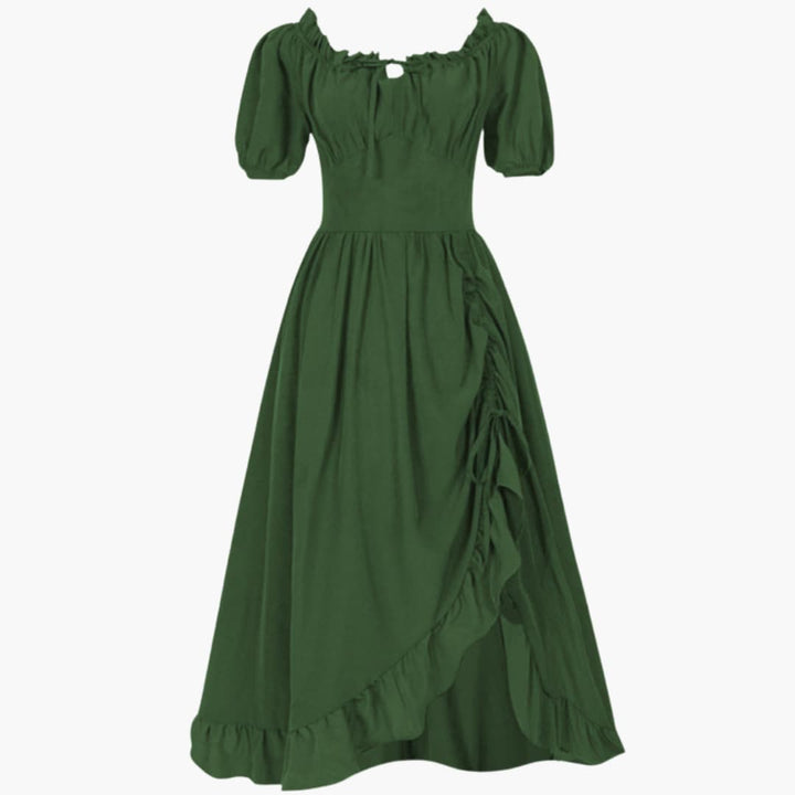 Robe Dirndl Oktoberfest 2025 avec volants pour femmes