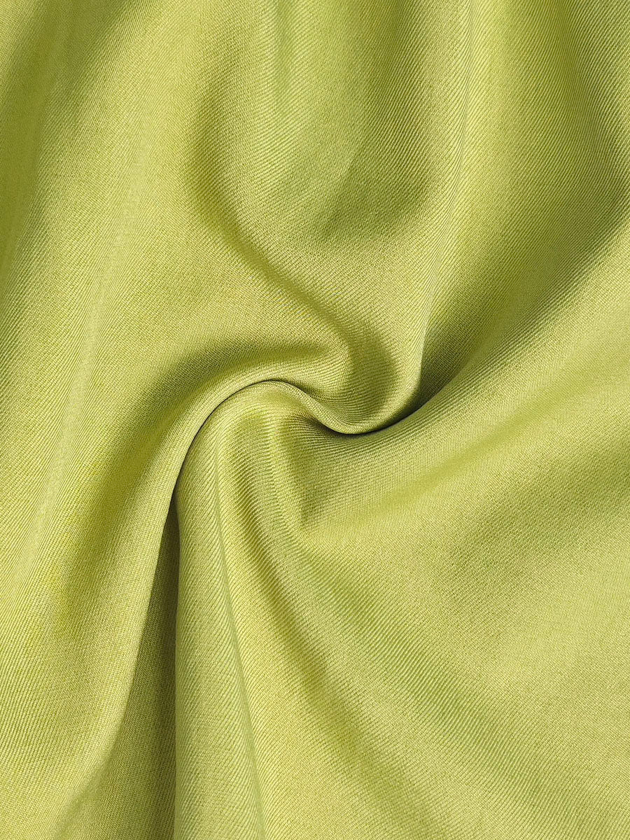 Robe courte plissée coupe trapèze, sans manches, à poches, à fermeture éclair, à col rond, couleur unie