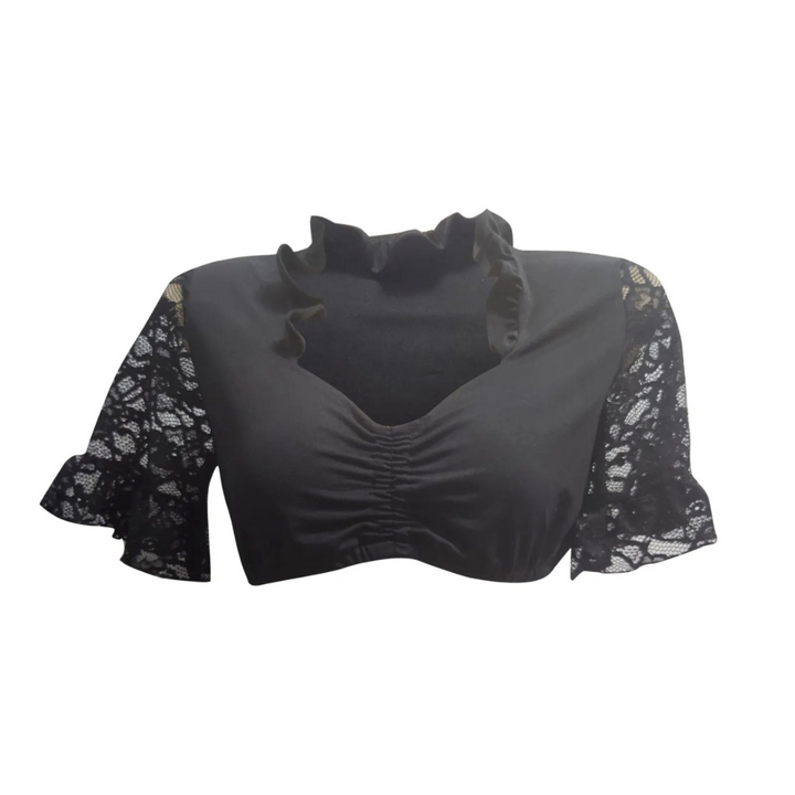 Chemisier Dirndl Damen Oktoberfest | Mi-long Transparent