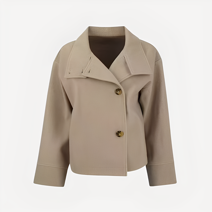 Carolyn - Manteau élégant pour femmes avec fermeture simple