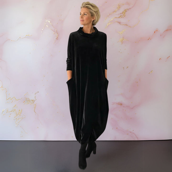 Anja™ | Robe maxi élégante en velours