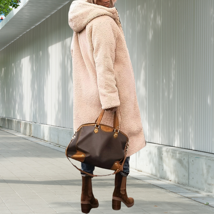 Veste d'hiver Femme Longue | Avec Capuche et Poches