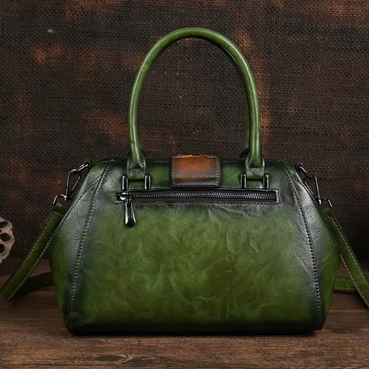 Florina - Sac à main en cuir gravé avec motif floral