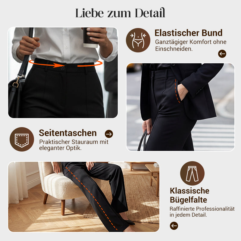 Bibi | Pantalon de costume femme taille haute