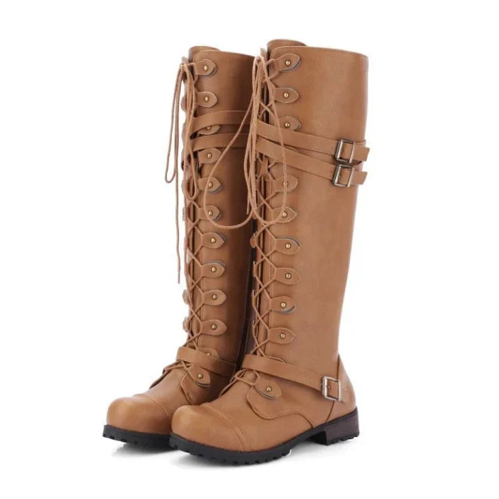 Bottes à lacets pour femmes avec détails en boucle | Décontracté