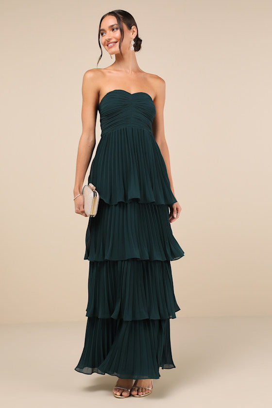 Jasmin - Robe maxi élégante sans bretelles