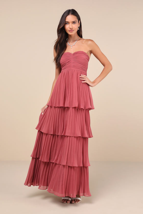 Jasmin - Robe maxi élégante sans bretelles