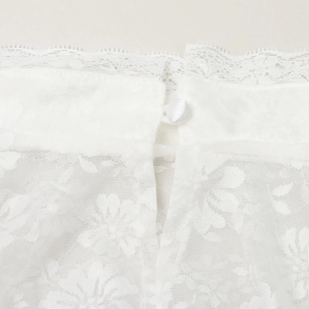 Blouse Dirndl Blanche Femme Oktoberfest | Col Montant
