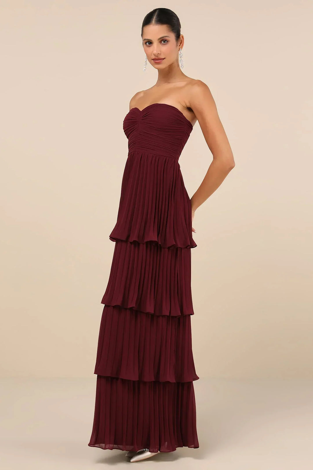 Jasmin - Robe maxi élégante sans bretelles