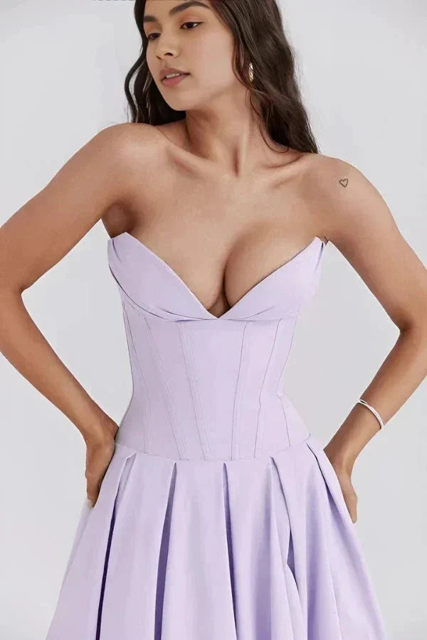 Larissa | Robe Midi Corset Femme pour Occasions Spéciales – Corset Midi Élégant 2026