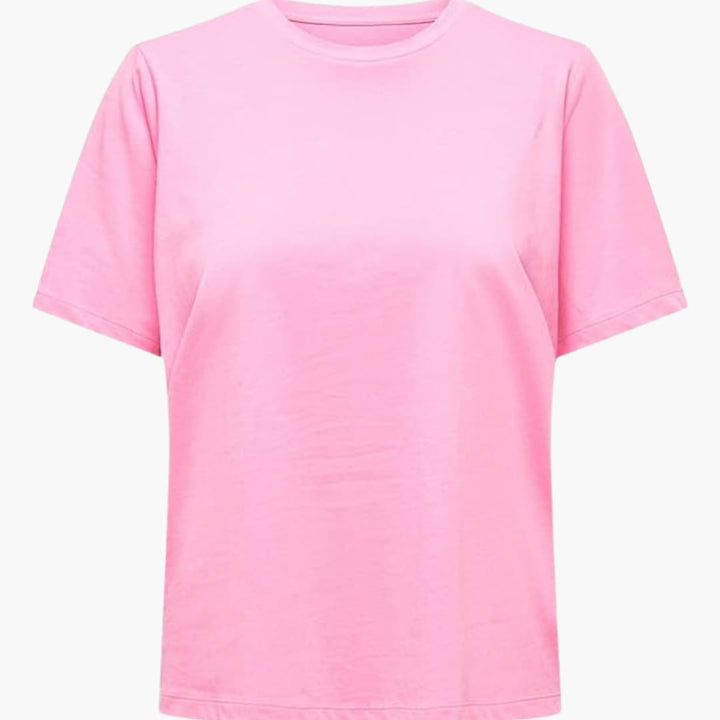 T-shirt pour femmes avec col rond et manches courtes