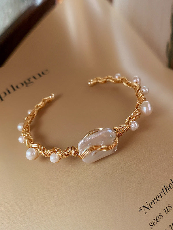 Bracelet à perles, à empiècements