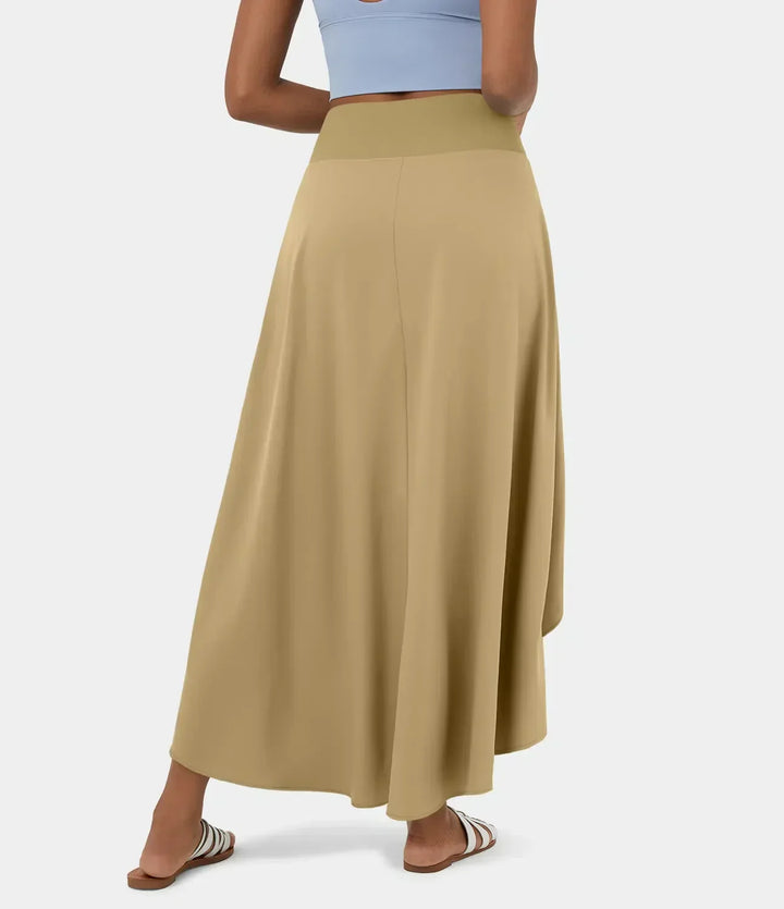 Jupe maxi Natalia avec fente - Élégance stylée et confort.