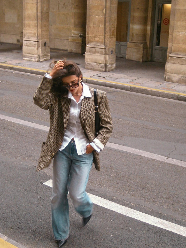 Casandra | Blazer à carreaux pour femmes