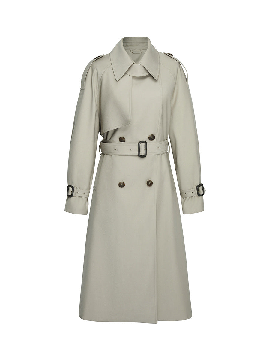 Trench-coat classique pour femmes avec ceinture