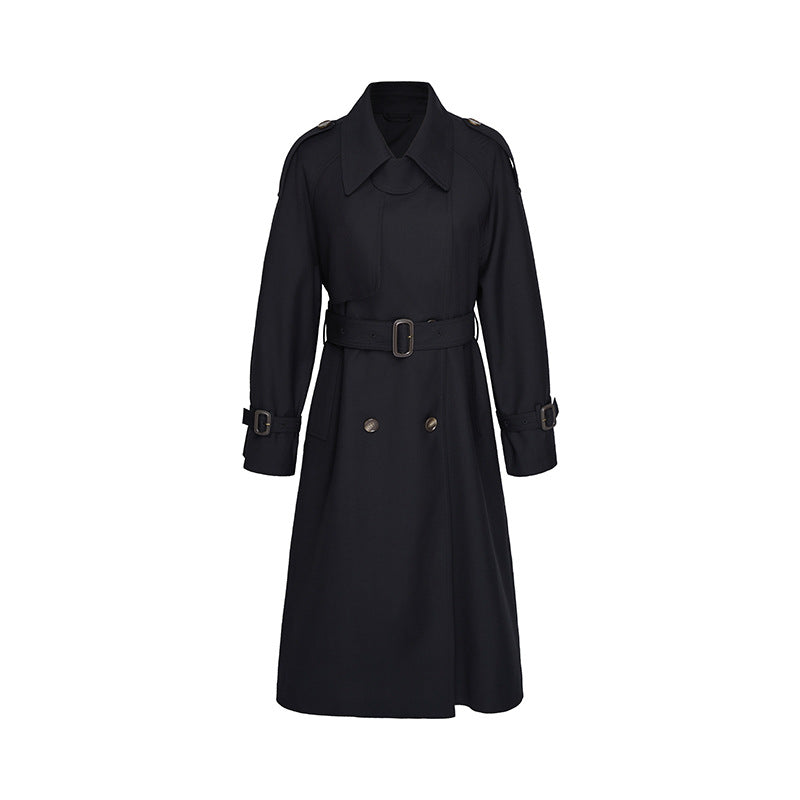 Trench-coat classique pour femmes avec ceinture