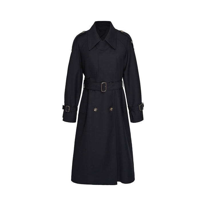 Trench-coat classique pour femmes avec ceinture