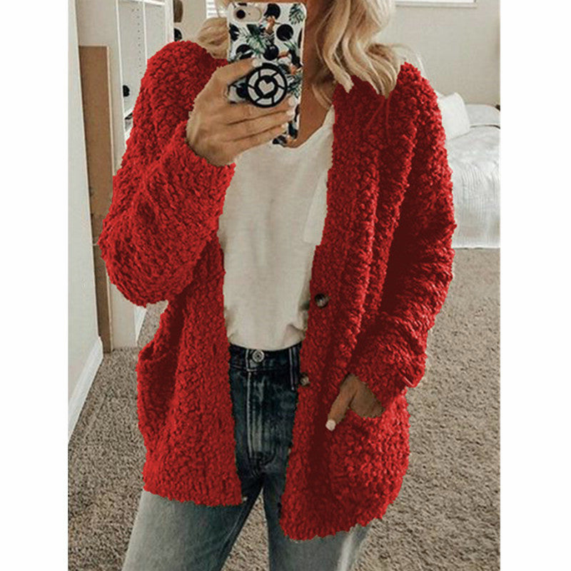 Veste en Fleece Teddy pour Femmes avec Capuche | Manteau d'Hiver Douillet