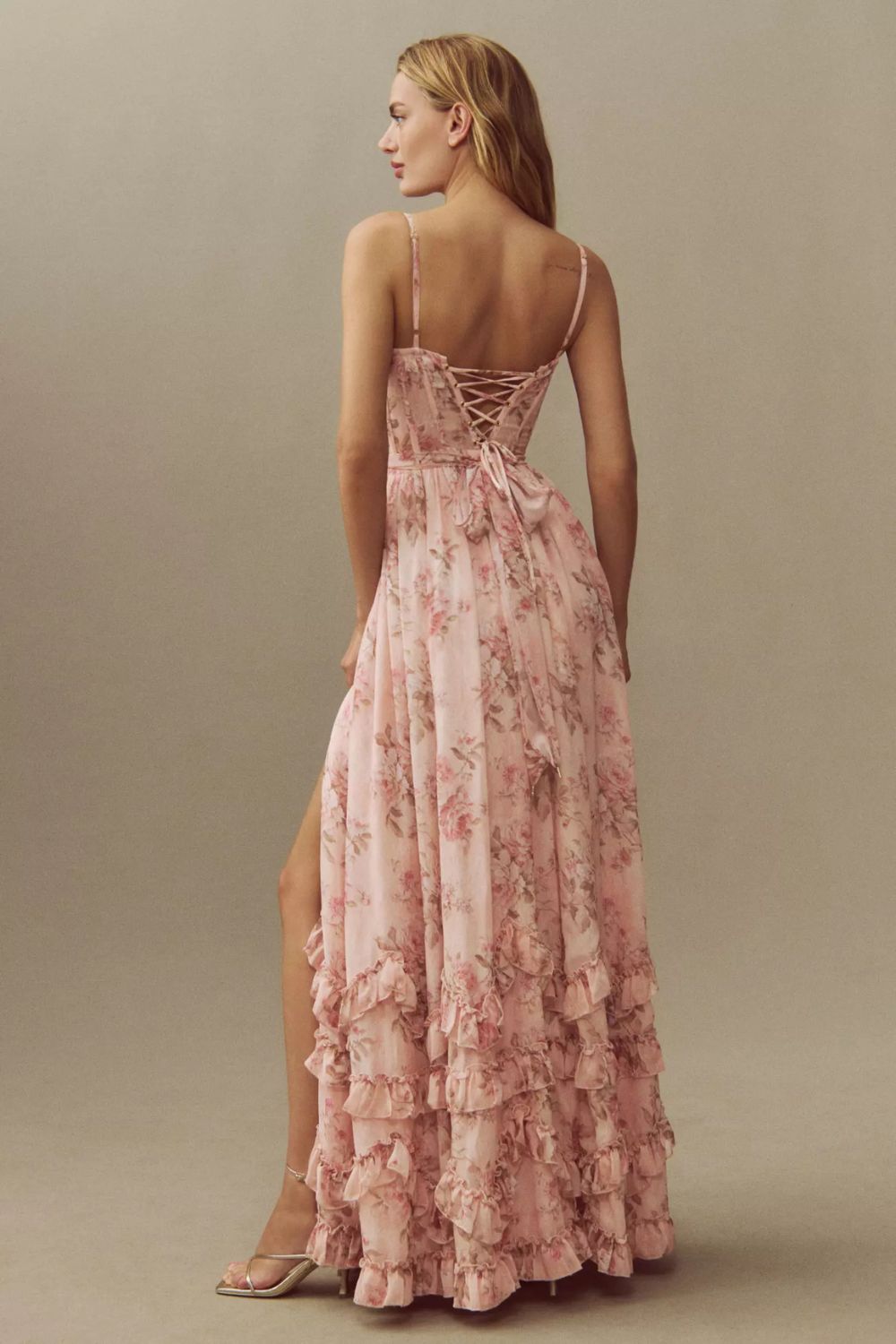 Robe maxi à fleurs Colette