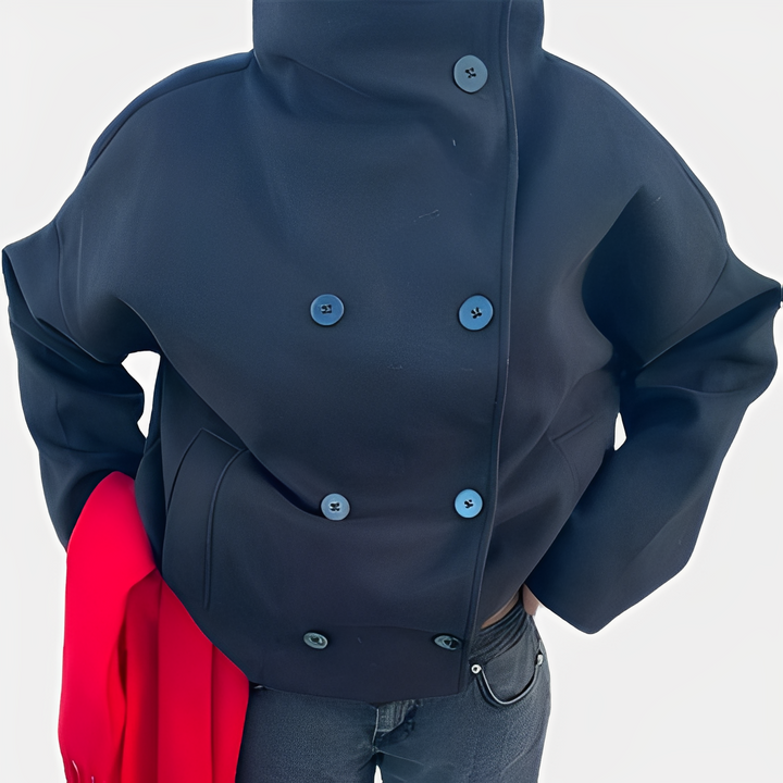 Carolyn - Manteau élégant pour femmes avec fermeture simple