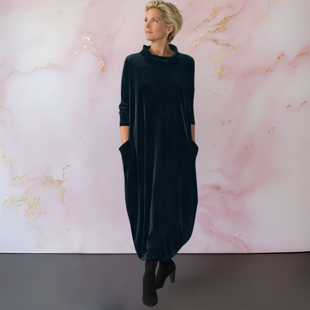 Anja™ | Robe maxi élégante en velours