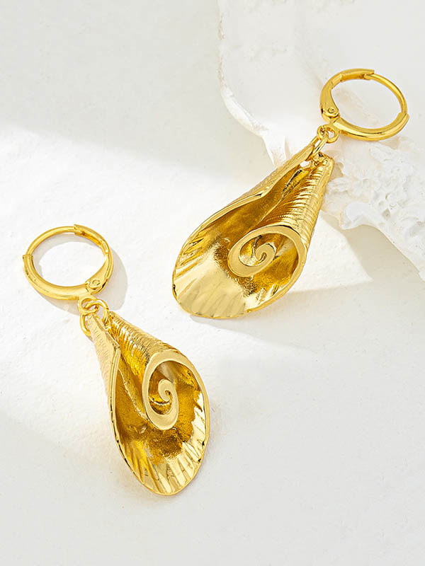 Boucles d'oreilles pendantes géométriques normcore