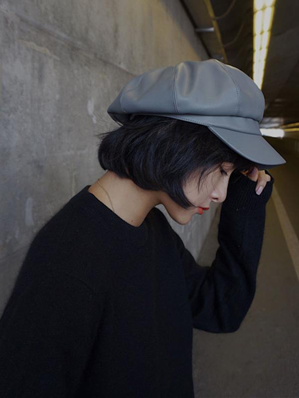 Chapeaux de béret solides vintage
