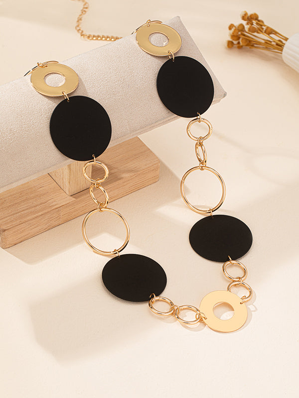 Collier géométrique à chaîne