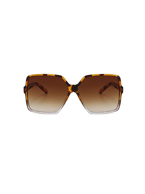 Lunettes de soleil géométriques anti-UV