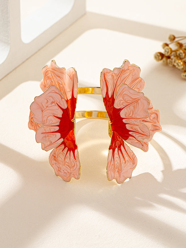 Bracelet géométrique en forme de fleur