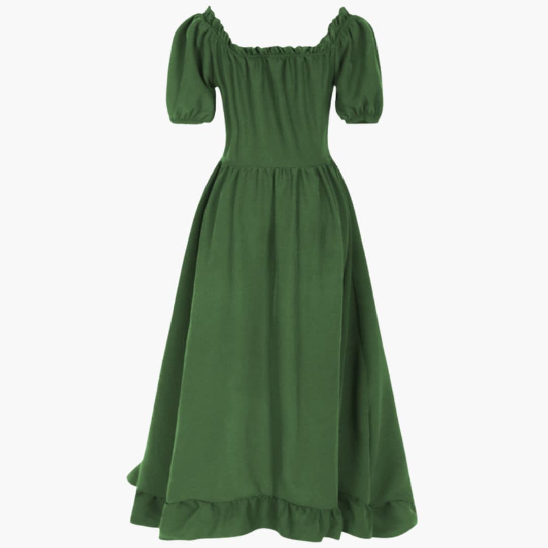 Robe Dirndl Oktoberfest 2025 avec volants pour femmes
