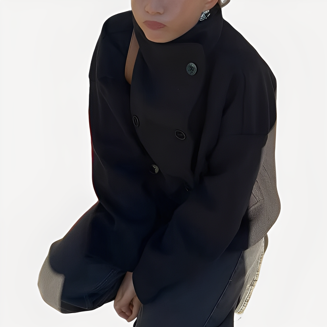 Carolyn - Manteau élégant pour femmes avec fermeture simple